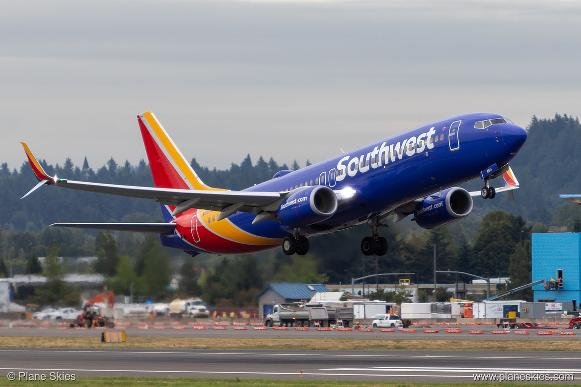 Southwest Airlines Boeing 737-800 N8514F at Portland International Airport (KPDX/PDX) Southwest Airlines Boeing 737-800 N8514F at Portland International Airport (KPDX/PDX)