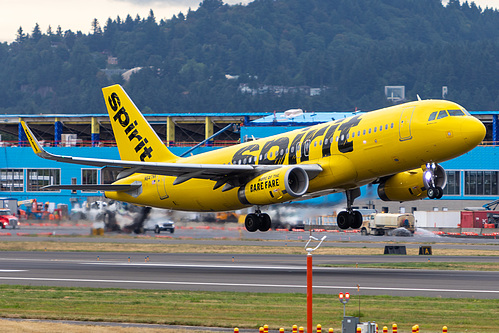 Spirit Airlines Airbus A320-200 N647NK at Portland International Airport (KPDX/PDX)